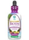 Maksimālais spēks Šķidrums Biotīns pilieni w/ 12,500 MCG – Labākie vitamīni ātrai matu augšanai, Samazināts matu zudums, Vesela āda un spēcīgas nagus -5X Vairāk potents nekā tabletes- Max Absorbcija, Vegan- 4oz, 30 Serv