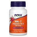Tagad pārtika vitamīns K-2 (MK7) Veg kapsulas, 100 μg, 60 Skaits, iepakojumā 2