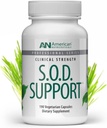 American Nutriceuticals – S.O.D. atbalsts – 190 kapsulas – atbalsts dabisko ražošanu Superoxide Dismutase – Iznīcina bezmaksas radikāļi, atbalsta intracelulārā detoksikācija un viegli norīšanas