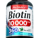 FITO MEDIC'S Lab -- biotīns 10000mcg -360 tab - biotīns -- biotīns Papildinājums -- biotīns Vitamīni -- biotīns Tabletes - biotina para el Cabello - biotīns Tabletes -- Ultra high Absorbcija.