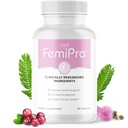 Femipro urīnpūšļa kontroles bagātinātāji sievietēm un vīriešiem, dabas Herb & Probiotic Blend, Supports Urīnceļu veselība un mikrobiomu balanss (izgatavots ASV Ne-GMO, 30 kapsulas, 1 mēnesis Supply