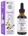 Tīri izgudrojumi Tranquility - Atbalsta Relaxation - Vaniļas un kumelītes - Ūdens infūzijas pilieni - Nav cukura, kalorijas, vai Mākslīgie saldinātāji - 60 porcijas - 2oz