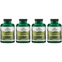 Swanson Full Spectrum Turmeric (Kurkumīns) - Kopīga veselība, gremošanas, sirds veselība un aknu atbalsts Papildinājums - Curcuma Longa Formula Atmiņas veicināšanas atbalsts - (240 kapsulas) 4 iepakojums