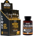 ONNIT Nootropais kaudze - Alfa smadzeņu kapsulas (30ct) + alfa smadzeņu tūlītējā reakcija - Dabīgais persiks (30ct)
