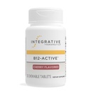 Integratīvie terapeitiskie līdzekļi B12-Active - B12 Papildinājums nervu funkcijas atbalstam* - Košļājamais atbalsts - Piens, Sojas un glutēna-free - Ķiršu aromatizēts, 30 košļājamās tabletes (30 Servējumi)