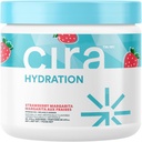 Cira Hydration Powder (45 Servē) - Elektrolītu dzēriens Sajauciet ar Himalaju Sāls dehidrācijas atvieglošanai un atjaunošanai - Zemeņu Margarita