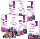 Ener-C bezcukura multivitamīnu dzērienu maisījums - Vitamīnu pulveris ūdenim, Elektrolītu pulveris Nav cukura, Hidratācijas Boost Paketes, Nulles Cukura, Vitamīnu C & B12 Papildinājums Šķidrais maisījums - Jaukta Berry, 60 Count