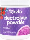 Skūpsts Mans keto elektrolītu pulveris – Jauktas ogas, Papildinājums (90 Kalpojumi), Atsvaidzinoši Augļveida, hidratācijas dzērienu maisījums, Nulles ogļhidrāti, 5 Kalorijas, Bezcukura, 12.7.