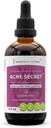Noslēpumi Tribe Acne Secret Alcohol-free Extract, Tincture, Glicerīts Boldo, Corn Silk, Stinging Nettle Leaf, Alfalfa, Senna Leaf. Ādas skaidrojošais atbalsts (4 Fl Oz)