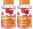 Dzīvotspējīgs kalcijs, magnijs, cinks un D vitamīns + magnijs, Gumijas saišķis - Great Tasting, Vitamīna Papildinājums, Bez lipekļa, Bez ĢMO, Košļājamā gumija