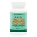 Dabas Plus Papaijas enzīmi - 6 mg Papaīna - visas dabiskās gremošanas palīglīdzekļu piedevas, satur amilāzi un proteāzi - 180 košļājamās tabletes (180 Kalpo)