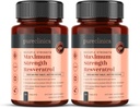 hydeclinica 1000mg Resveratrol x 180 tabletes (2 pudeles ar 90 tabletēm katrā - 6 mēnešu piegādes). 10 x stiprums un ar melno piparu ekstrakts ātrāku uzsūkšanos