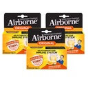 Airborne 1000mg C vitamīns ar cinka putojošām tabletēm, Imūnbalsta papildinājums ar spēcīgiem antioksidantiem Vitamīni A C & E - 10 Dzērienu tabletes, Zesty Orange Flavor (Zesty Orange (Iepakojums no 3))