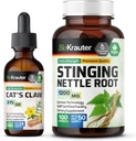 BIO KRAUTER Kaķi Tinktūra 2 Fl. Oz. & Sting Nettle 100 kapsulas