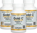 Zelta C pēc Kalifornijas zelta Uzturs - USP pakāpe C vitamīna papildinājums - Imūnsupport & Seasonal Wellness - Veģetārietis Friendly - bez lipekļa, ne-GMO - 1000 mg - 60 Veggie kapsulas, 3 iepakojums
