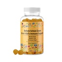 Generic 5-in-1 bērna imūnā atbalsta gumija, Manuka medus, C vitamīns, cinks, ehinācija, ingvers, gumija papildinājums, Essential Imūnās atbalsta gumijas ikdienas lietošanai, dabas Citrus Flavored - 60 grāfs