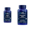 Darbības termiņa pagarinājums NAD+ Šūnu reģenerators un Resveratrol Elite, NIAGEN nikotīnamīda ribosīds un kurkumīns Elite Turmeric Extract veicina veselīgu iekaisuma reakciju.