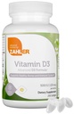 Zahler - Advanced Vitamīnu D3 5000 SV Softgels (250 grāfs) Košera Veģetārietis D vitamīns imūnsupport, Kaulu, zobu un muskuļu veselība - D3 Vitamīnu papildinājums pieaugušajiem - Viegli norīt V