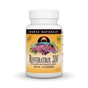 Avots Naturals Resveratrol, sirds un veselīga novecošana* - 200 mg- 60 Veģetārās kapsulas