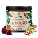 Ashwagandha KSM-66 Gumijas bērniem un pusaudžiem - Pure Organic Saknes ekstrakts Ayurvedic papildinājums Gummy - Focus Mood atbalsts Palielināt enerģijas stiprumu 600mg dabas KSM66 Superior Absorbcija