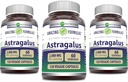 Amazing Formulas Astragalus 2000 mg Per Servējamās kapsulas Papildinājums - Izgatavots no Pure Astragalus Membranaceus augu saknes ekstrakts -- Non-GMO --Luten Free (120 Skaits -- 3 Pack)