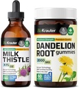 BIO KRATER Tinktūra 4 Fl. Oz. un Dandelion 60 Gummies