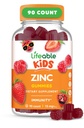 Dzīvot Cinka Gumijas bērniem -15mg - Great Tasting Kids Cinka papildinājumi -- ĢMO bezmaksas Veģetārs Cinka Vitamīni - veselīgas ādas un imūno atbalstu bērniem un bērniem - 90 Gumijas