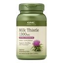 GNC Herbal Plus Milk Datele 1300mg papildinājums, Extra Strength, Veģetārietis, Atbalsta Veselīgas aknu funkcijas, 120 Servējumi