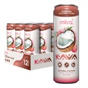 MITRA-9 Botāniskie dzērieni - Kokosriekstu Lychee dzirkstošais Kava Dzēriens ar Kava Saknes ekstraktu - Koksnes uzlabotājs - augu bāzes - veicina dabīgu kalms un dzidrums (12 Fl. Oz) (12)