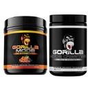 Gorilla Mind Pre Workout (Augļu pūķis) + Kreatīns (100 Serv.) - Visaptverošs kaudze uzlabotu spēku, jaudas un muskuļu izmēru