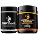 Gorilla Mode Kreatīna monohidrāts Mikronizēts pulveris un pirms treniņa (Rainbow Sherbert)- Masīvie sūkņi 