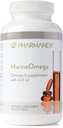 Farmaceits Marine Omega, Omega-3 Taukskābes un krila eļļa Papildinājums, 1200mg DHA & EPA per Serving, 120 Softgels, Atbalsta sirds, smadzenes, kopīgas, & Kopumā veselība