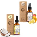 Vitamīns D3+K2 Šķidrie pilieni (MK4 & MK7) Organiskā frakcionētā kokosriekstu eļļa un C vitamīns Papildus spēks Spray Mist: ikdienas absorbcija Šķidrais ekstrakts, Essential Protein Support, Optimizē labsajūtu priekšrocības