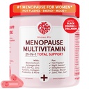 Persiku Perfect Menopauze Multivitamīni - 21 Vitamīni sievietēm 45+ -- Black Cohosh, Ashwagandha, D3+K2 vitamīns, probiotikas un kolagēns -- Atbalsts karstās gaismas, Mood Swings, locītavu un ādas veselība -- 30 SVG