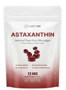 Astaksantīns 12mg Antioksidantu papildinājums – Dabīgs mikroaļģu avots – Lipīdu bāzes softgels pastiprinātai absorbcijai – Kognitīvs, redzes un locītavu atbalsts – 30 softgeli (1. iepakojums)