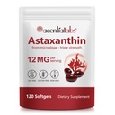 Astaksantīna bagātinātāji 12mg - 120 Softgels            ) Premium Dabīgs antioksidants no mikroaļģēm    ) Acu, ādas, smadzeņu, locītavu, sirds un imūnās veselības atbalsts ;