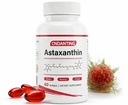Astaksantīns 12mg Softgels, dabiskais astaksantīns no Haematococcus Pluvialis Microalgae, antioksidants ādas un acu veselības atbalstam, eļļa, kas balstīta uz labāku uzsūkšanos, 60 softgeli, 30 dienu piegādes