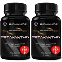 BioImmune 2 Iepakojums Triple Strength AstaQuilTM Astaksantīns 12mg Pastiprināta Absorbcija, 120 Softgels w/Organic Coconut Oil. Spēcīgs antioksidants acu, locītavu un sirds veselībai