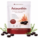 Astaksantīna piedevas, astaksantīns Antioksidanta kapsulas, 180 Softgels, 24mg Katrs, 6 mēnešu piegādes, no mikroaļģēm, bez lipekļa, ne-ĢMO, atbalsta veselīgu, līdzsvarots dzīvesveids