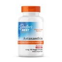 Doktora labākais astaksantīns Vegan Papildinājums 6 mg - Ādas Elastīgums & Antioksidants Atbalsts vīriešiem un sievietēm, Haematococcus Pluvialis Microalgae ekstrakts, ne ĢMO, bez lipekļa - 90 Veggie Softgels