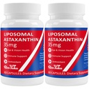 35mg Liposomālā astaksantīna papildinājums - spēcīgs antioksidants ādas, locītavu un acu veselībai - dabiska anti- aging formula ar tīru astaksantīnu - Vegan, ne- GMO, 120 kapsulas