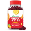 Dzīvotspējīgs Omega 3 6 9 Gumijas ar Vegan DHA Papildinājums 