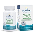 Nordic Naturals Aļģes Omega - 60 Soft Gels - 715 mg Omega-3 - Sertificēta Vegan Algae Oil - Augu bāzes EPA & DHA - Sirds, acu, Imūnās un smadzeņu veselības - Ne-GMO - 30 Servējumi