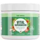Vital Greens Superfood Powder – Jauna Formula ar 40+ Superfoods Dienas Green Drink Powder w/Probiotikas – Supergreans for Energy, Gut Health, Digestion Support, Plant-Based, Vegan Superfoods