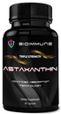 BioImmune Triple Strength AstaQuilTM Astaksantīns 12mg Uzlabota Absorbcija, 60 Softgels w/Organic Coconut Oil. Spēcīgs antioksidants acu, locītavu un sirds veselībai.