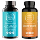 Happy Healthy Hippie Glow for it Astaksantīna Papildinājums & Zen Again Cortisol vadītājs