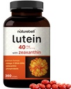 Luteīns 40mg + Zeaxanthin 1,600mcg, 360 Softgels  - 4-in-1 Formula ar astaksantīnu, Omega-3 un fosfolipīdiem -- Marigold Flower ekstrakts -- Atbalsta acu, smadzeņu un redzes veselību --- Non-GMO, bez lipekļa