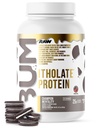 Raw Sūkalu izolāta proteīna pulveris, Cookies & Cream (CBUM Itolāta proteīns) - Sporta Nutrition Pulveris muskuļu augšanu un atjaunošanos - Zems tauku saturs, zems Karb- 25 Kalpo