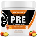 Medus Āpsis pirms treniņa pulveris, Keto Vegan Pirms treniņa vīriešiem un sievietēm, Beta Alanine & Kofeīns, Bezcukura dabas enerģijas papildinājums, Persiku Mango, 30 Kalpo