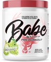 Babe Pre Workout pulveris sievietēm ; dzirkstošais augļu dārzs; 6g Citrullīna, 2g beta-alanīna, 100mg hialuronskābes, 5mg biotīna un 5 citas reģistrētas sastāvdaļas; 30 porcijas; 12,6 OZ